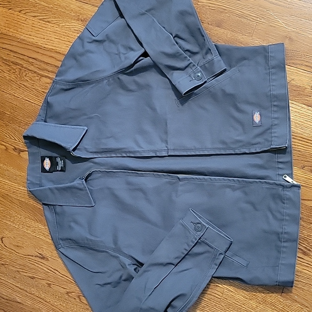 Dickies Men's Unlined Eisenhower Jacket Grey Size Large